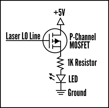 Schematic for MOSFET