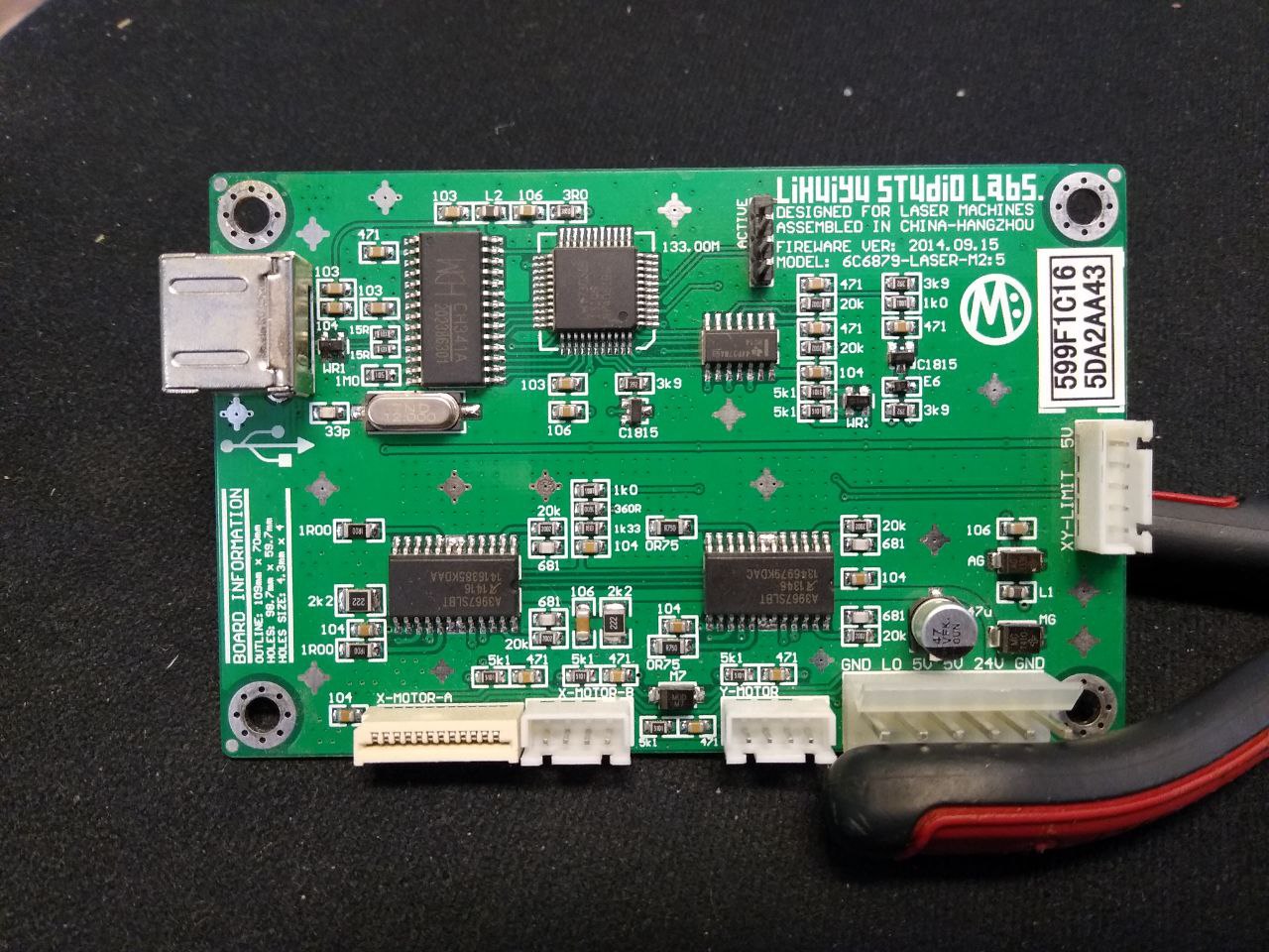 Chinese 40W Laser Control Board