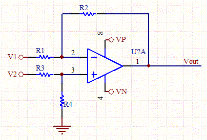 Op-Amp Circuit Schematic