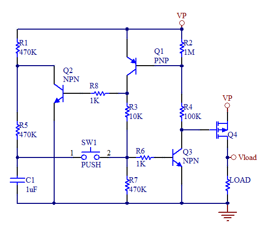 Latching Momentary Switch Circuit