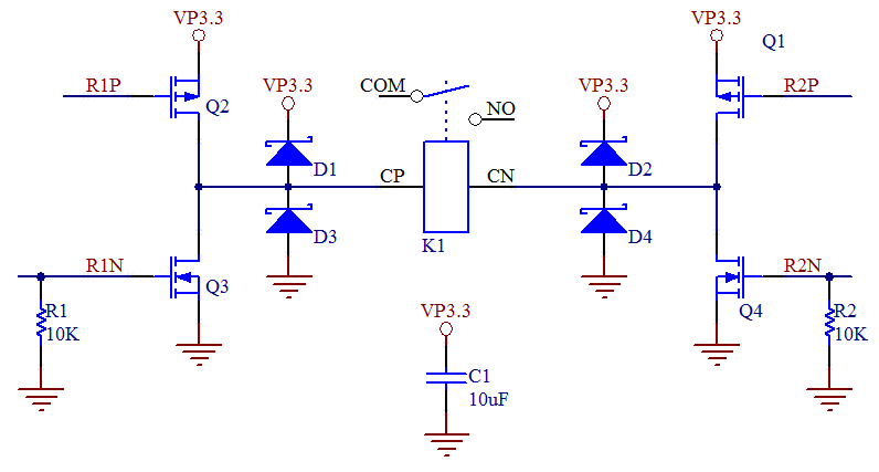 H-Bridge Latching Relay Driver Circuit - Daycounter