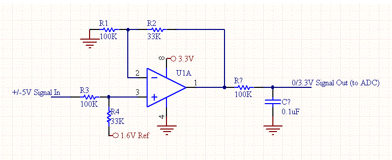 Op-Amp Level Shifter