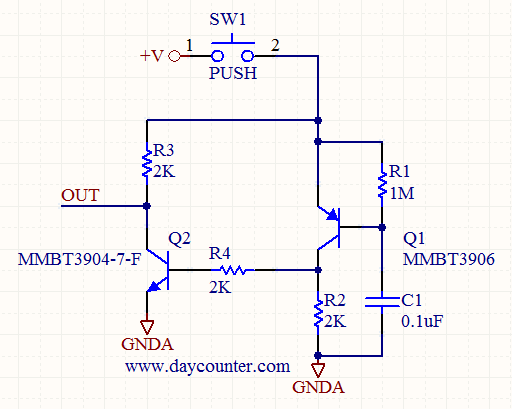 Power On Pulse Circuit - Daycounter