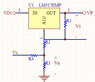 Selectable Voltage Source Schematic